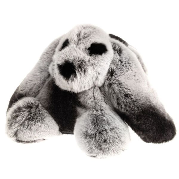 Фото №2 мягкая игрушка зайка из натурального меха кролика рекс йогги 